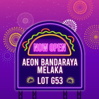 🚨 NEW store alert! 🚨
Taco Bell AEON Bandaraya Melaka is now open and serving the best tacos in town. Tag your first @ for your next taco date! 💜
#LiveMás #LiveKawKaw #TacoBellMalaysia