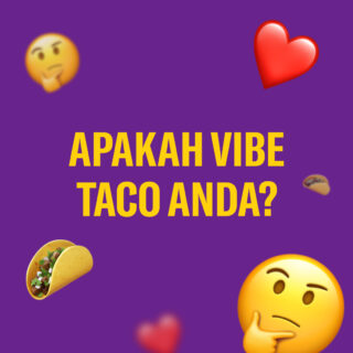 Selalu pening nak pilih what to eat at Taco Bell? 🤔

🌮 Uncover your taco personality vibe for your go-to taco choice amongst the Kickin' Chicken Taco, Taco Supreme, or Double Decker Taco! With this chart, you'll never have to think twice when ordering tacos! 🤯
 
Apakah vibe taco anda? Share dekat comments below and jangan lupa order on your next Taco Bell visit. 😏

#TacoBell #TacoBellMalaysia #LiveMás